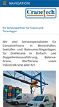Mobile Screenshot of cranetech.de